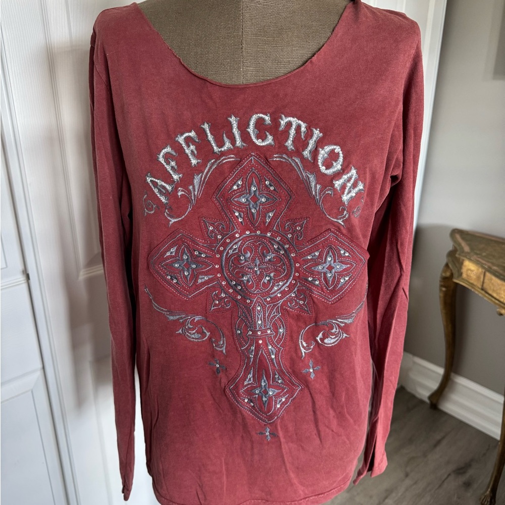 Affliction Women's Long Sleeve Tee